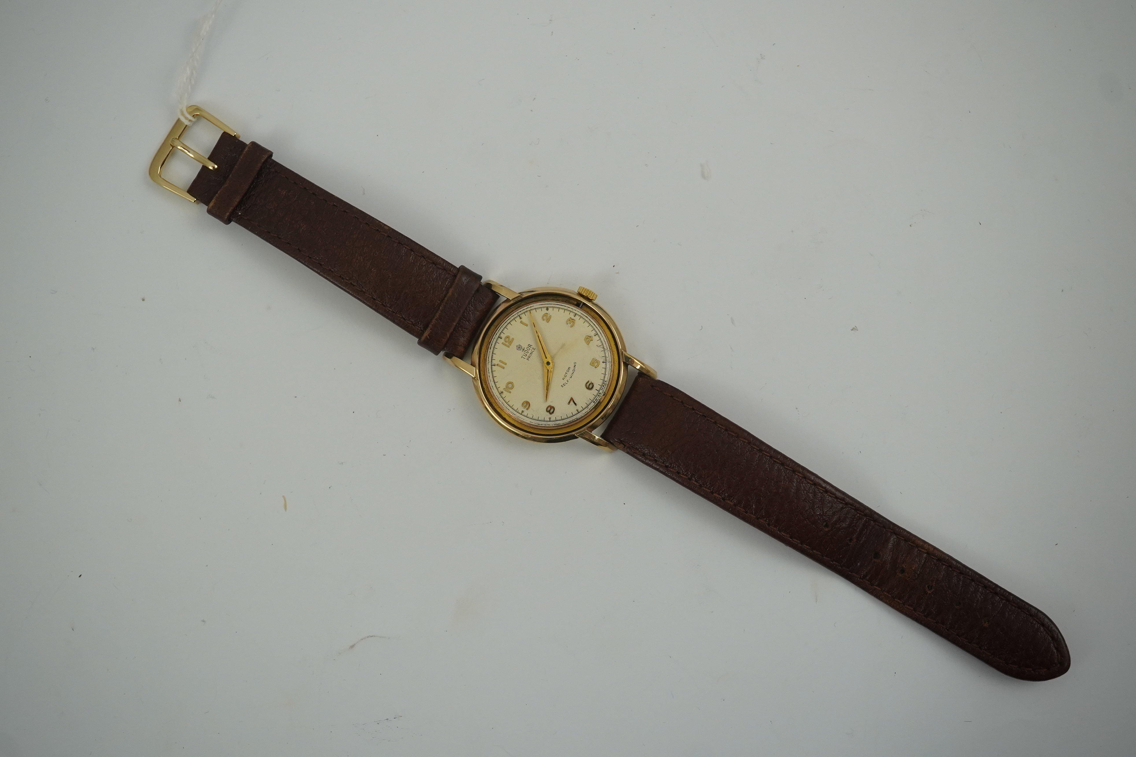 A gentleman's early 1950's 9ct gold Tudor Prince Self-Winding Rotor wrist watch